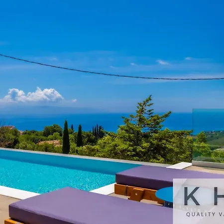 Casa Del Sole With Infinity Pool In Mousata! Muszáta